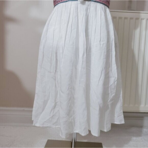 Bohemian Empire Waist Flowy Strapless Dress - Picture 4 of 11